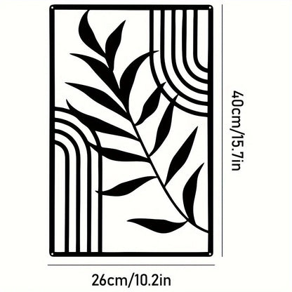1pc Metal Minimalist Geometric Art Abstract Line Decoration Office Living Room