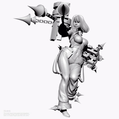 1/24 resin figure model kit Xiao Suo Ai Female Warrior Unassembled Unpainted