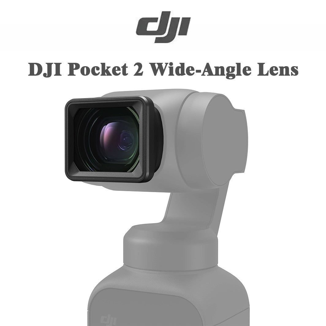 DJI Pocket 2 Wide-Angle Lens – 110° FOV, 15mm, Magnetic, for Osmo Pocket 1/ 2