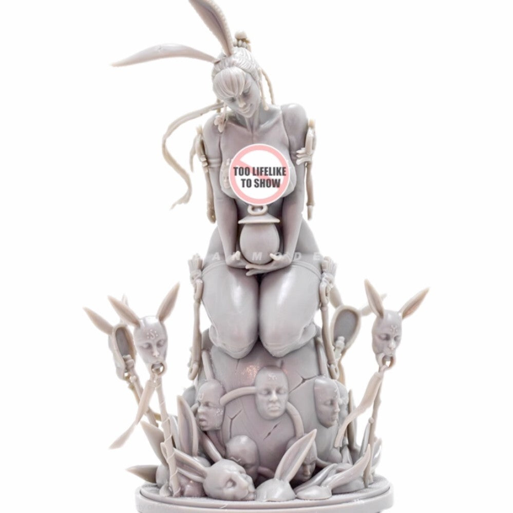 1/24 resin figure model Goddess Series Sexy Rabbit Girl Unassembled Unpainted
