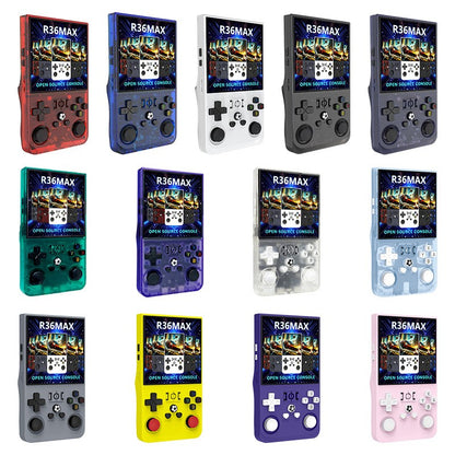 R36Max Retro Handheld Video Game Console 64-128GB 4Inch IPS Screen 22000 Games