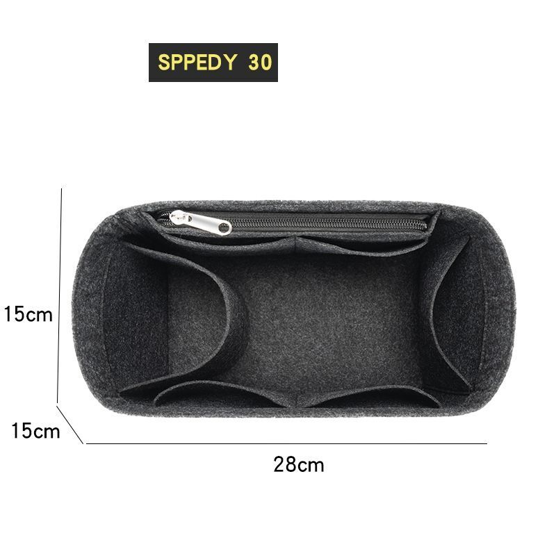 Felt Insert Bag Organizer Handbag Liner Pouch Cosmetics Makeup Bag 18*3*23CM 1PC