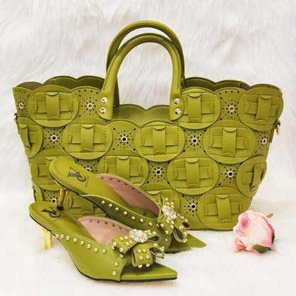 Women Shoes Bag matching High Quality Design Matching Shoes and Bag