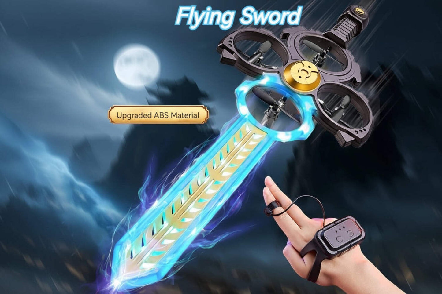 Gesture Control Flying Toy with LED Light Effects
