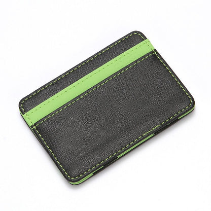 Ultra Thin Synthetic Leather Magic Wallets Mini Small Coin Purses Case Pouch Bag