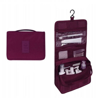 Traveling Cosmetic Bag Nylon Waterproof Makeup Purse Storage Pouch 24*9*18.5 CM