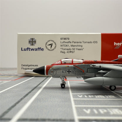 Herpa Wings 1/200 Luftwaffe, Panavia, Tornado, Metal Fighter Model Aircraft