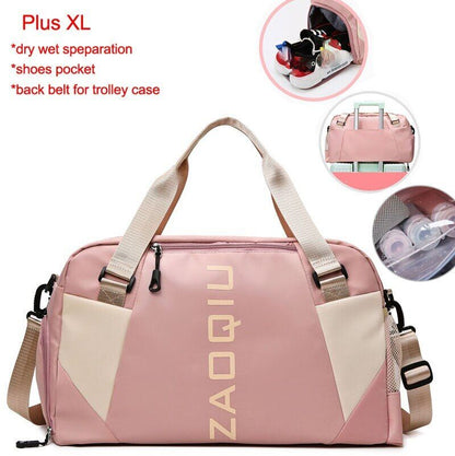 Dry Wet Gym Bag Yoga Mat Sports Bag Handbags Sport Travel Women Men Bag Shoes