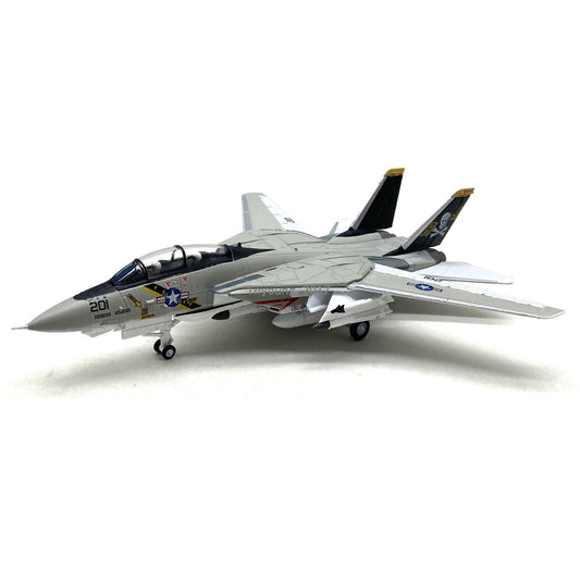 1:100 F-14A Tomcat Fighter Airplane Model Diecast Military Army Plane Model