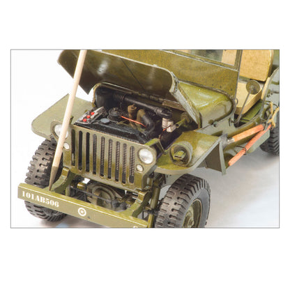 DIY Paper Model 1:25 US Army WWII SUV Jeep Vehicle 3D Miliary Puzzle Kits Gift