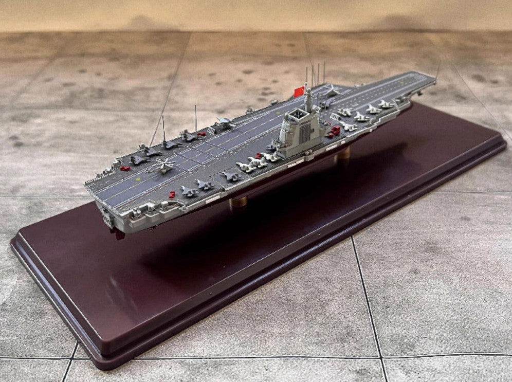 1:1500 China Navy Aircraft Carrier #003 Fujian 18 Warship Diecast Ship Model