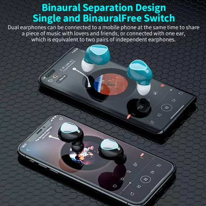 Couple Headphones Bluetooth Earbuds Wireless Earphone WaterProof For Any Phone