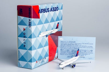 1:400 NG Model DELTA AIRBUS A320 Passenger Aircraft Plane Diecast Airplane Model