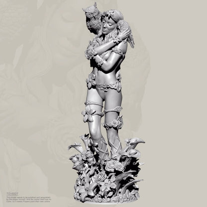 1/24 resin figure model kit Dryad 3D Printing Unassembled Unpainted