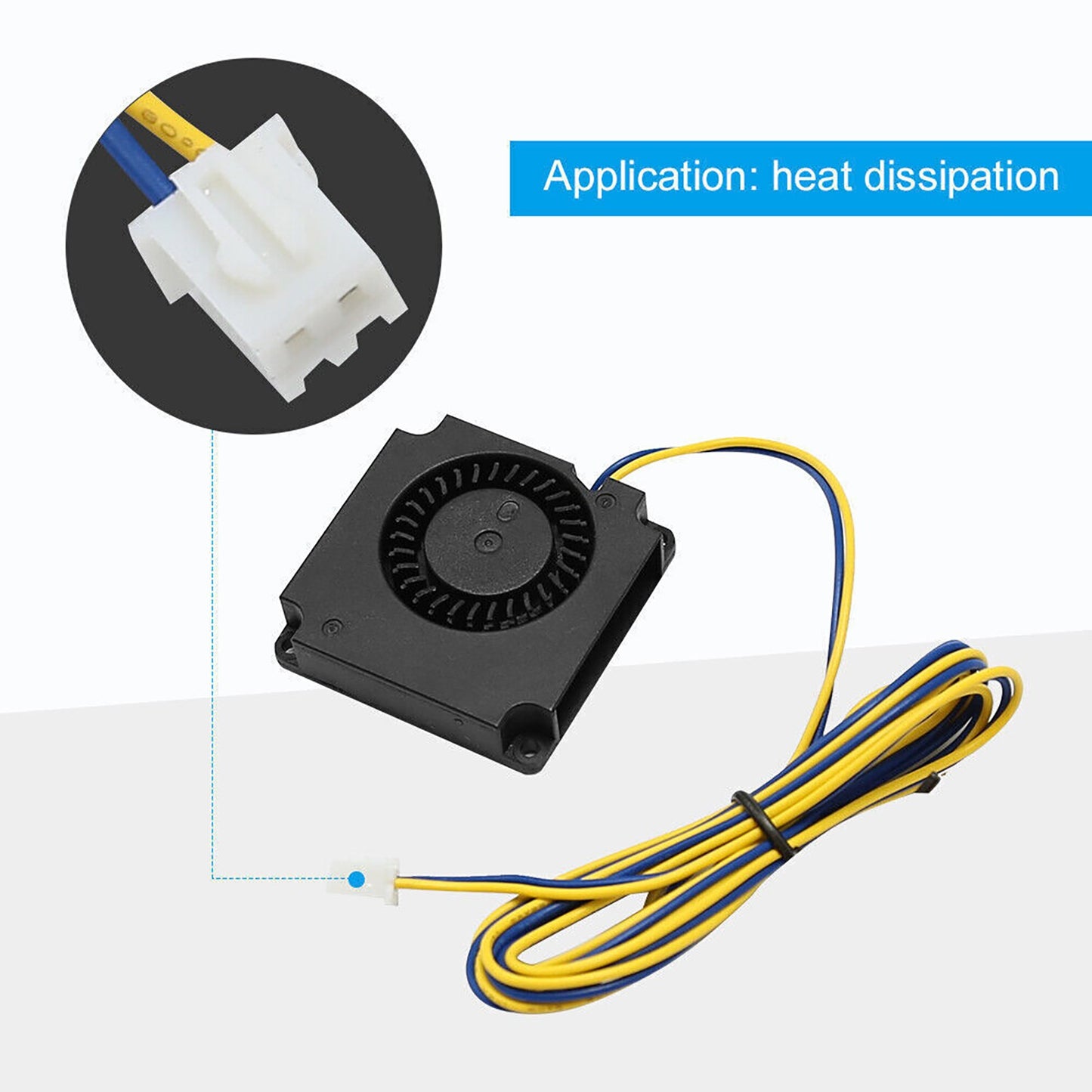 2Pcs Cooling Fans Set For Ender 3 Ender 3X/3 Pro Ender-3 V2 3D Printer CPU GPU