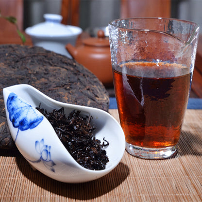 Ripe Pu Erh Tea Cake 357g Chinese Wild Puer Tea Tree Puerh Black Tea Pu-erh Tea