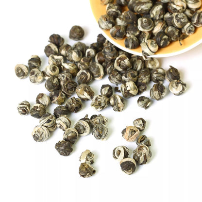 1000g Nonpareil Supreme Jasmine Dragon Pearl Chinese Green Tea Handroll Loose