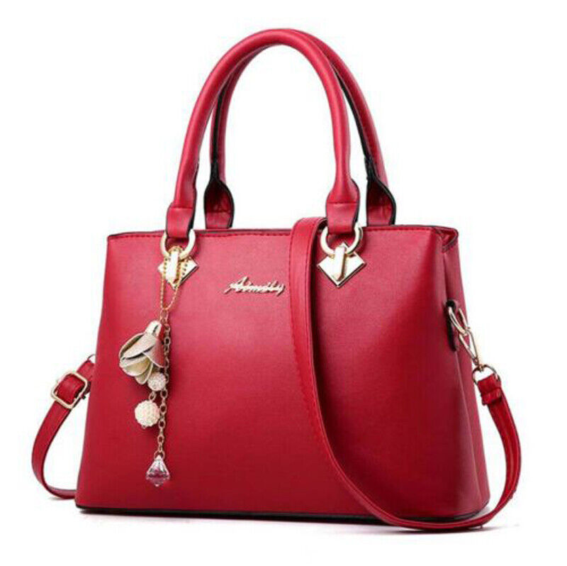Womens Ladies PU Leather Shoulder Bag Purse Handbags Crossbody Messenger Totes