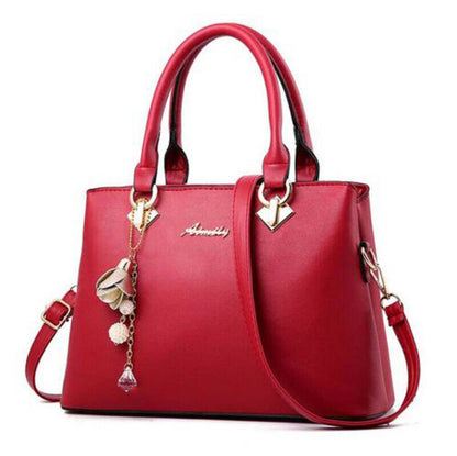 Womens Ladies PU Leather Shoulder Bag Purse Handbags Crossbody Messenger Totes