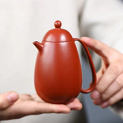 Yixing Purple Clay Tea Pot Dragon Egg Teapot Beauty Tea Infuser Zisha Tea Set