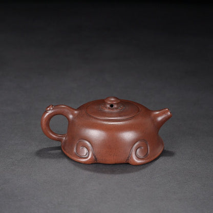 150ml Chinese Yixing Old Purple Clay Teapot Handmade Kung Fu Tea Set Decorate