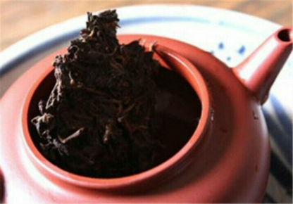 357g Ogranic Black Tea China Cooked Compressed Puer Tea Cake Healthy Pressed Tea