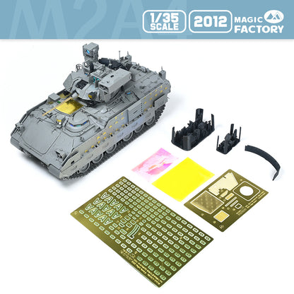 MAGIC FACTORY 2012 1/35 M2A4 Bradley IFV With CVTESS Model KIt