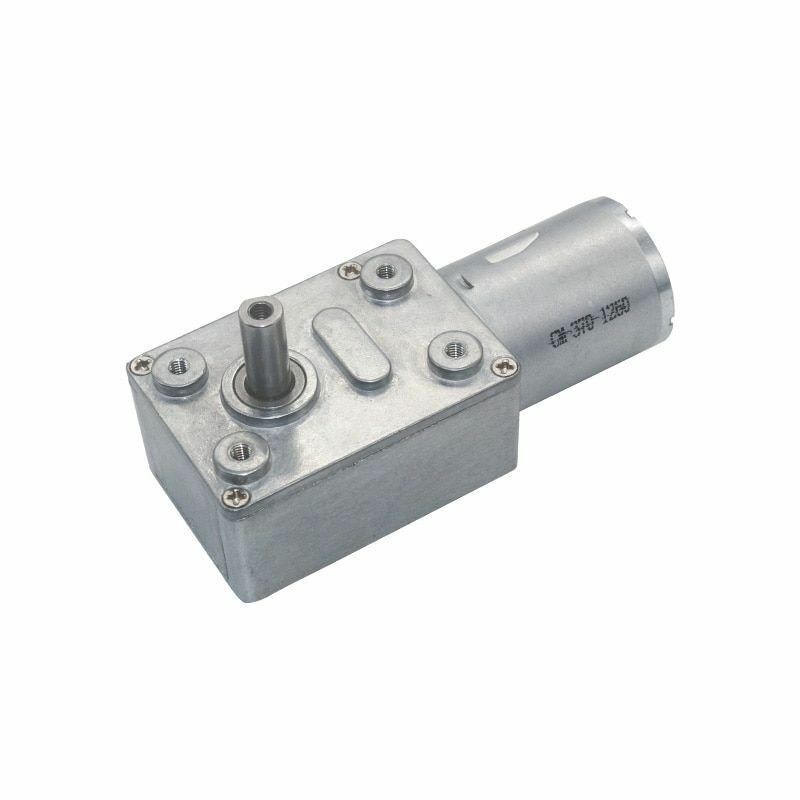Drive Reduction Gear Motor 6V 12V 24V 2RPM to 150RPM DC Worm Low Speed DIY 24kg