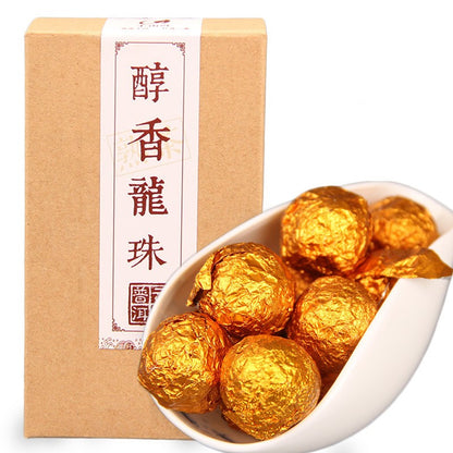 170g Yunnan Pu'er Tea Mellow Aroma Xiaolongzhu Ripe Tea Handmade Pu Erh Tea