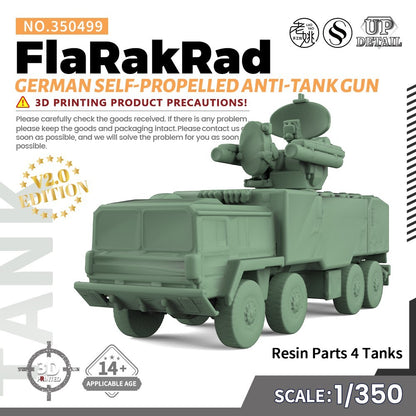 SS499 1/200/350/700 Model Kit German FlaRakRad Self-Propelled Anti-Tank Gun