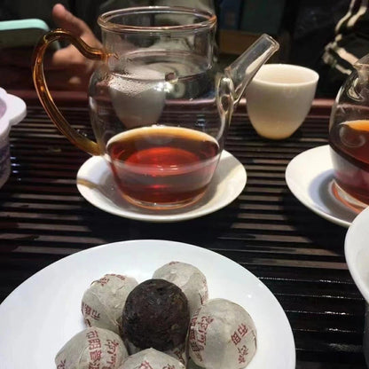 500g 2009 Supreme Yunnan Langhe Bulang Mount puer Puerh Tea Mini Ripe Tuo Cake