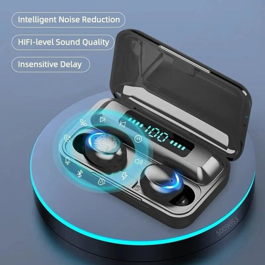 Bluetooth Waterproof Headset TWS 5.0 Wireless Earphone Earbuds Headphones Stereo