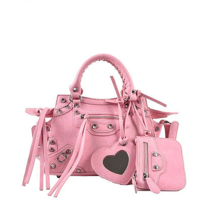 Shoulder Bag Synthetic Leather Handbag Strap 10*124 CM Shopping Bags 26*19*10 CM