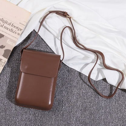 Vintage Messenger Bag Shoulder Purse Synthetic Leather Crossbody Bag 17*16*3 CM