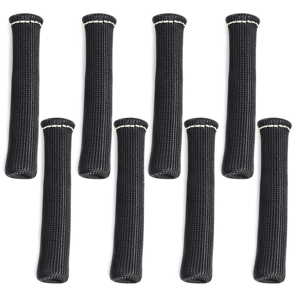8Pcs Spark Plug Wire Sheath Wire Boots Sleeve Heat Shield Cover For SBC BBC