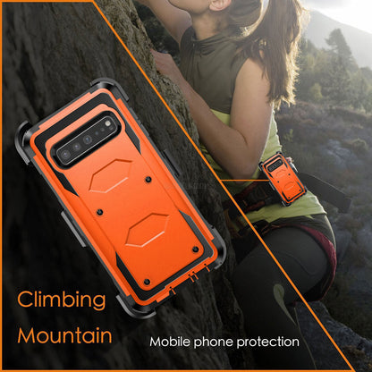 For Samsung Galaxy S10 5G Heavy Duty Clip Holder Belt Case Cover, w/ Accessories