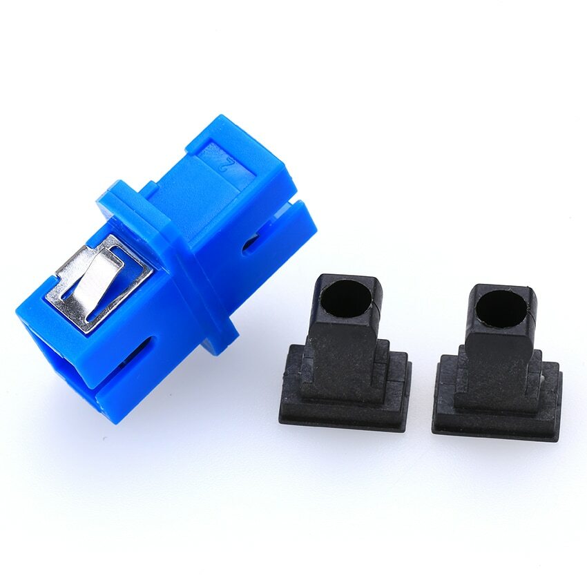 50pcs/lot SC Fiber Optic Adapter SC Flange Coupler SC/UPC Adaptor Fiber Coupler