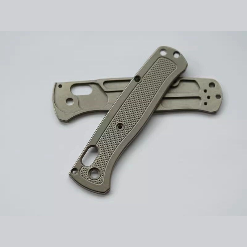 1 Pair Custom Made TC21 Titanium Alloy Handle Scales for Benchmade Bugout 535