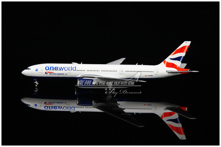1:400 GeminiJets BRITISH AIRWAYS ONE WORLD B777-200ER Airplane Diecast Model