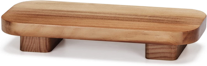 Decorative Wood Riser for Farmhouse Kitchen Counter Bathroom Rustic Tray Decor