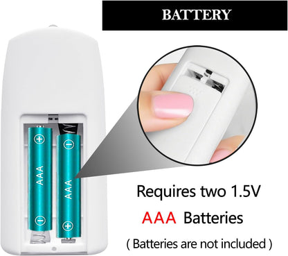 Replacement Remote Control for Ceiling Fan,Compatible with Bell+Howell Socket Ce