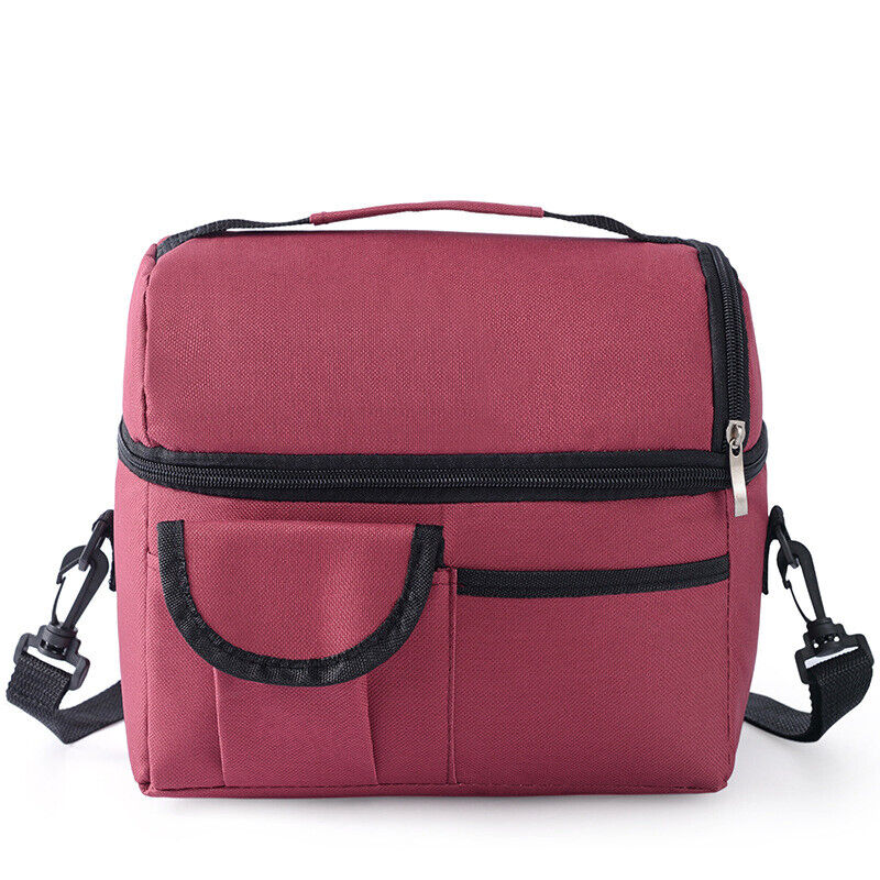 Insulation Pack Lunch Bag Double-layer Fresh-keeping Bag Picnic Pouch Ice Pack