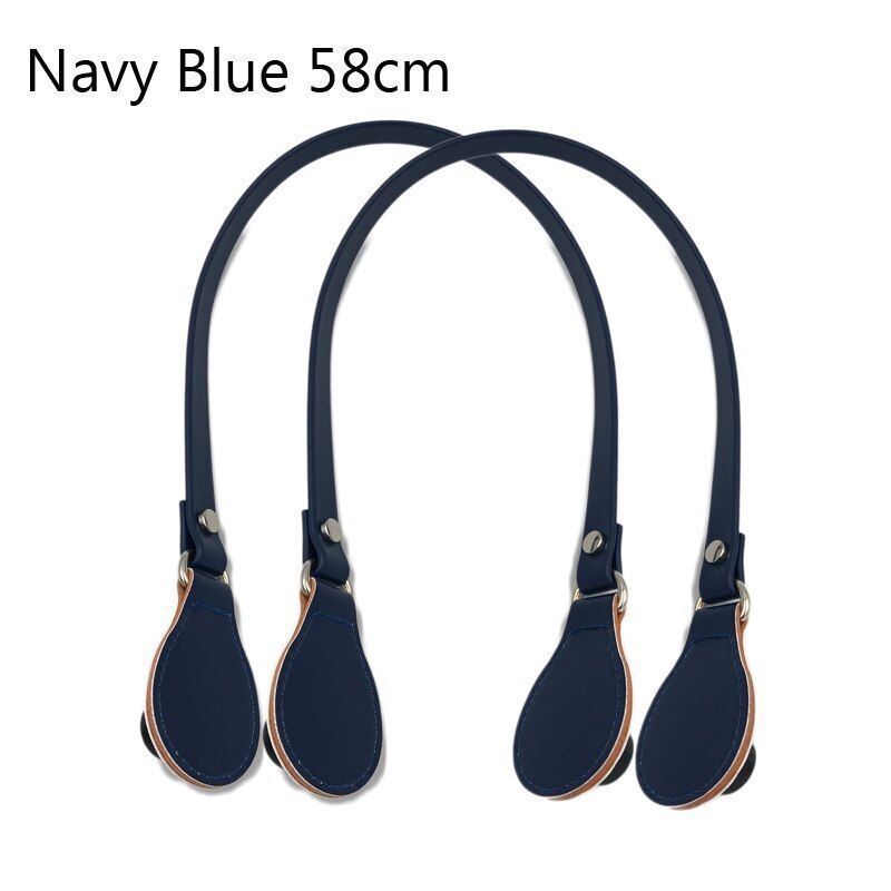 Flat Handles Faux Leather Handle Removable Flowers Canvas Handbags Accessories