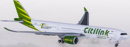 1:400 JC Wings Citilink AIRBUS A330-900neo Passenger Airplane Diecast Model