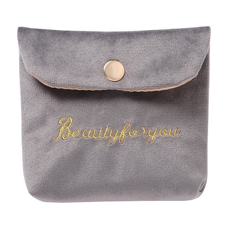 Velvet Cosmetic Bag Traveling Coin Money Purse Lipstick Storage Case Pouch Bags