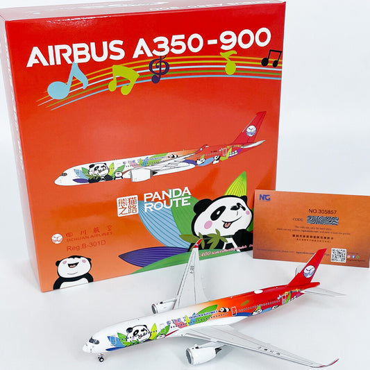 1:400 NGmodels SICHUAN AIRLINES AIRBUS A350-900 B-301D Airplane Diecast Model