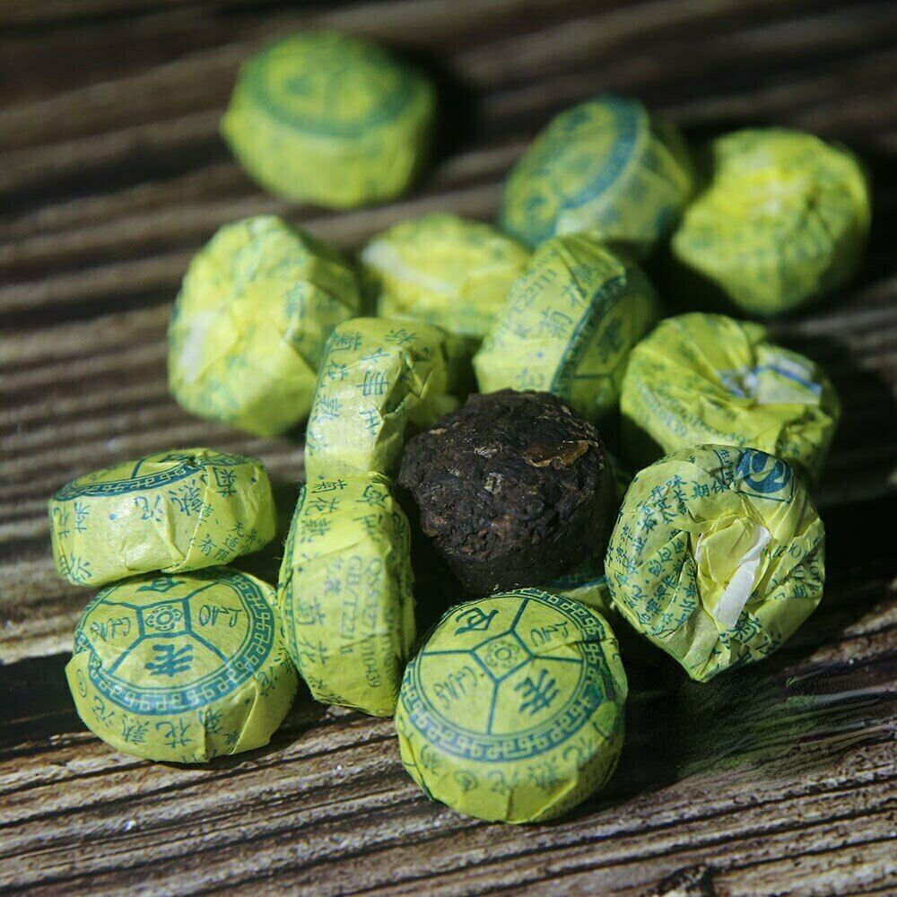 Ripe Mini Pu Erh Tuo Cha Tea Laocang 2015 Yunnan Tuocha Tea Chrysanthemum Aroma