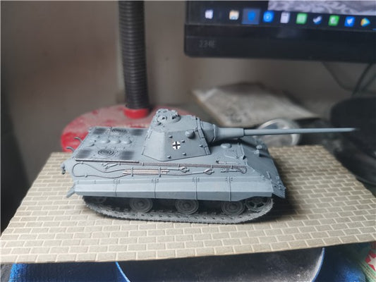3D Printed 1/72 Germany E50 Plan Tank Model Finished Product