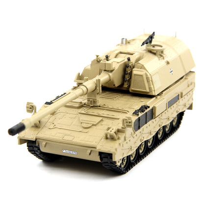 1/72 German PZH2000 self-propelled artillery howitzer chariot model desert