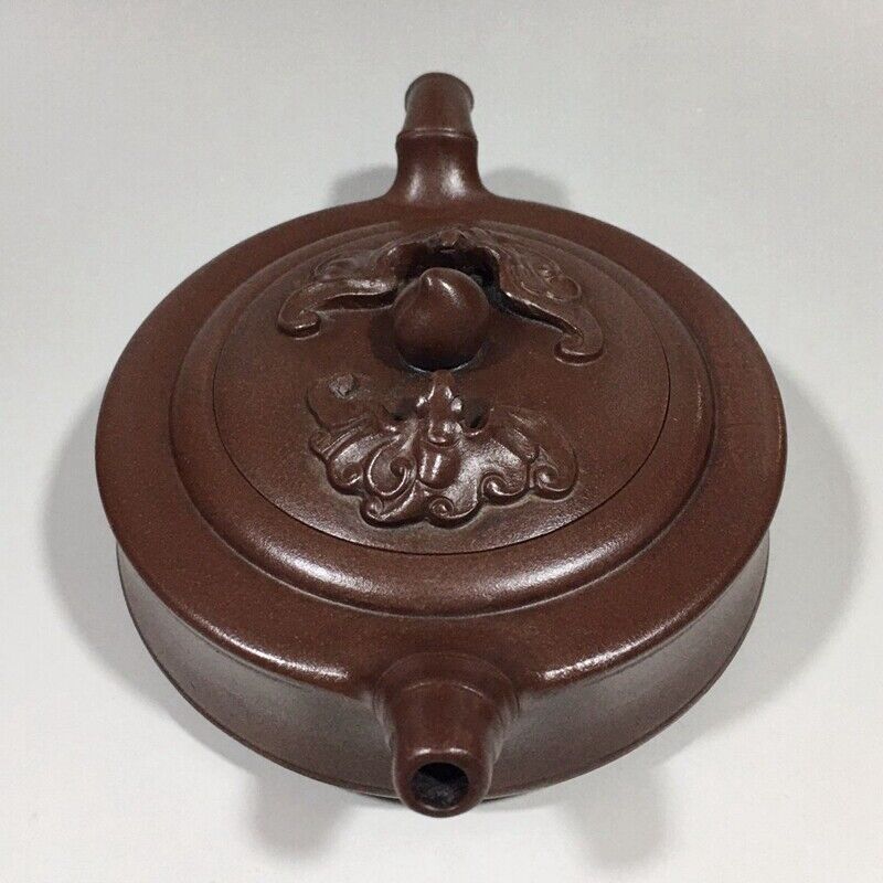 Chinese Yixing Zisha Clay Handmade Exquisite Teapot （竹鼓壶 底款：朱可心）